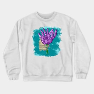 Bookish Lavender Crewneck Sweatshirt